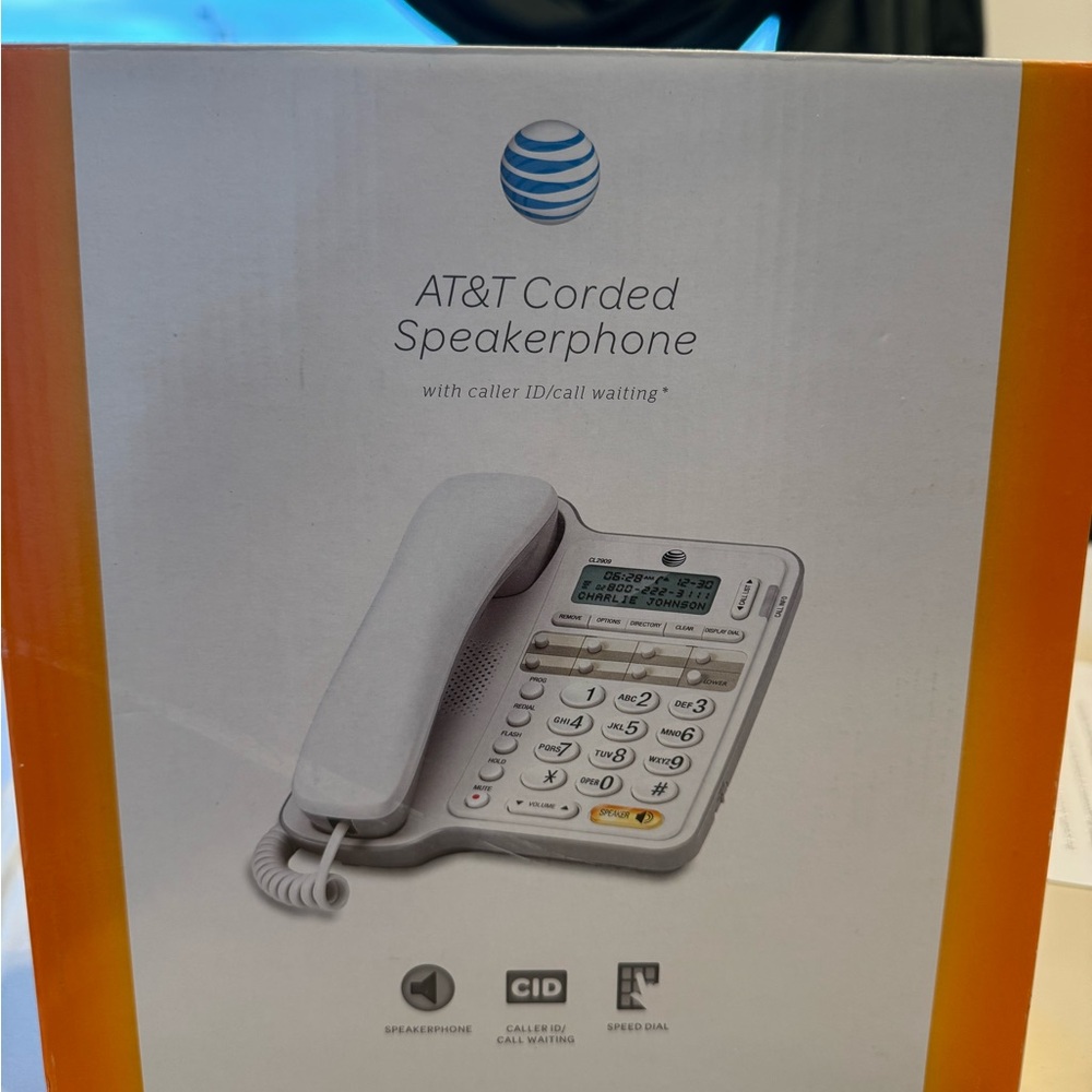 AT&T Corded Speakerphone - White